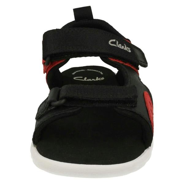 Clarks Childrens Clarks Hook And Loop Sandals Rocco Tide K