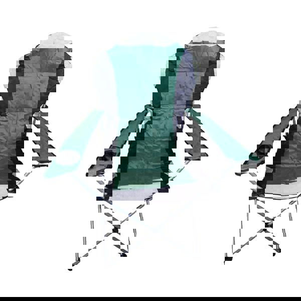 Samuel Alexander Luxury Padded High Back Folding Outdoor / Camping / Fishing Chair in Green