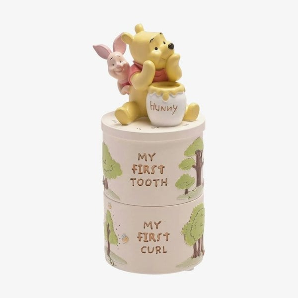 T. H. Baker Disney Winnie The Pooh Tooth And Curl Trinket Box Set DI2068