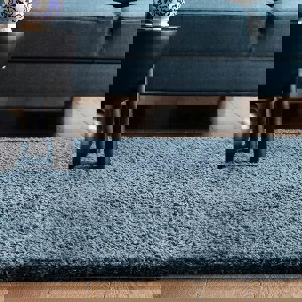 Asiatic Opulence Shaggy Petrol Rug