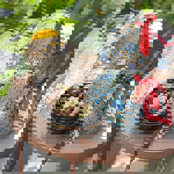 Handmade Bonbonnière filled with Assorted Chocolate Coated Raisins, Palm Oil Free, 130g