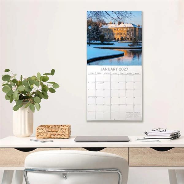 Derbyshire Calendar 2027, Wall Calendars, Month To View, Travel, Gift