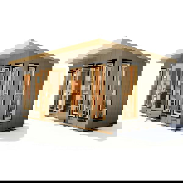 20x8 insulated Garden Studio Office Pent Roof - Best Shed