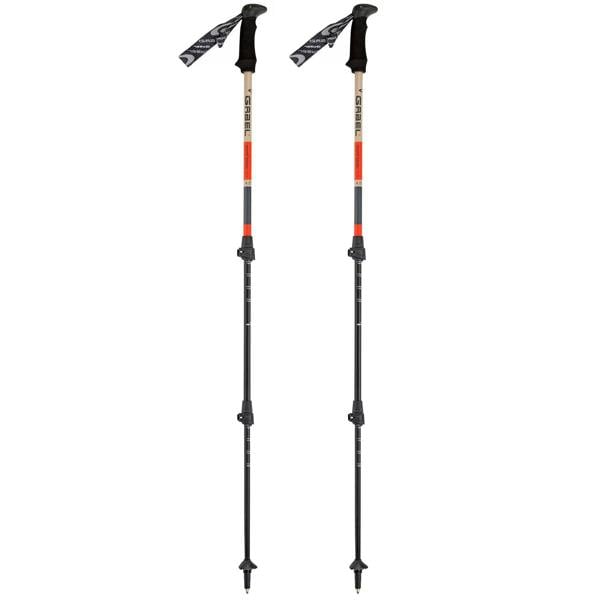 Gabel Trekking Poles Mont Blanc F.L. 4.0 Red Telescopic