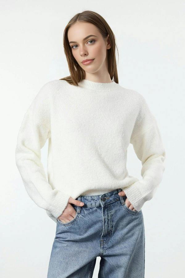 WOVCOR Soft Textured Knit Sweater