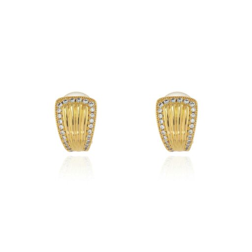 Cachet London Fallon Gold Clip On Earrings