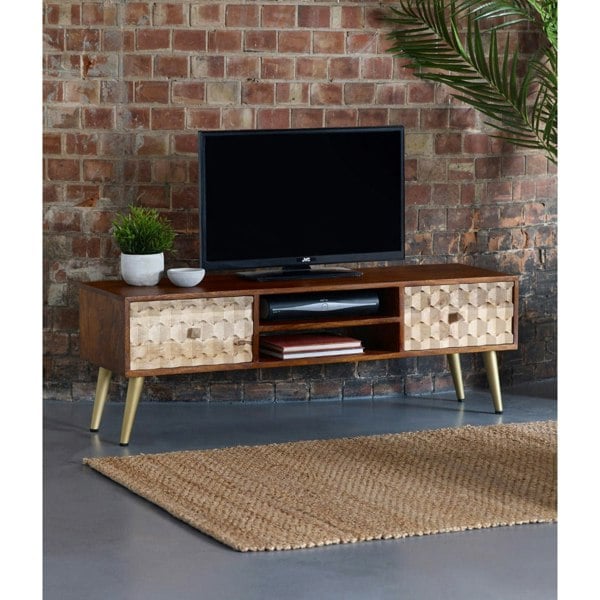 IH Design Camille Retro Large Plasma TV Unit
