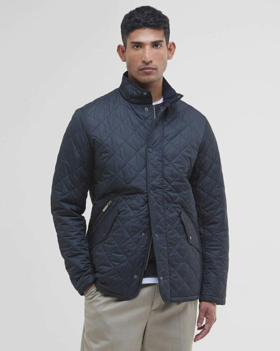 Barbour Chelsea Sports Quilt Jacket - Navy Blue