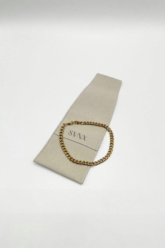 SVNX Cuban Bracelet in Gold 5mm