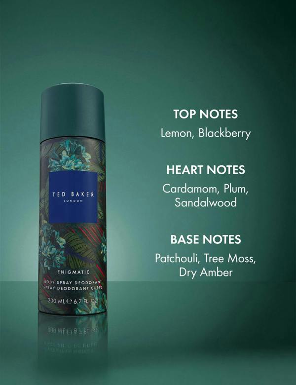 Ted Baker Fusion Enigmatic Body Spray Deodorant 200ml