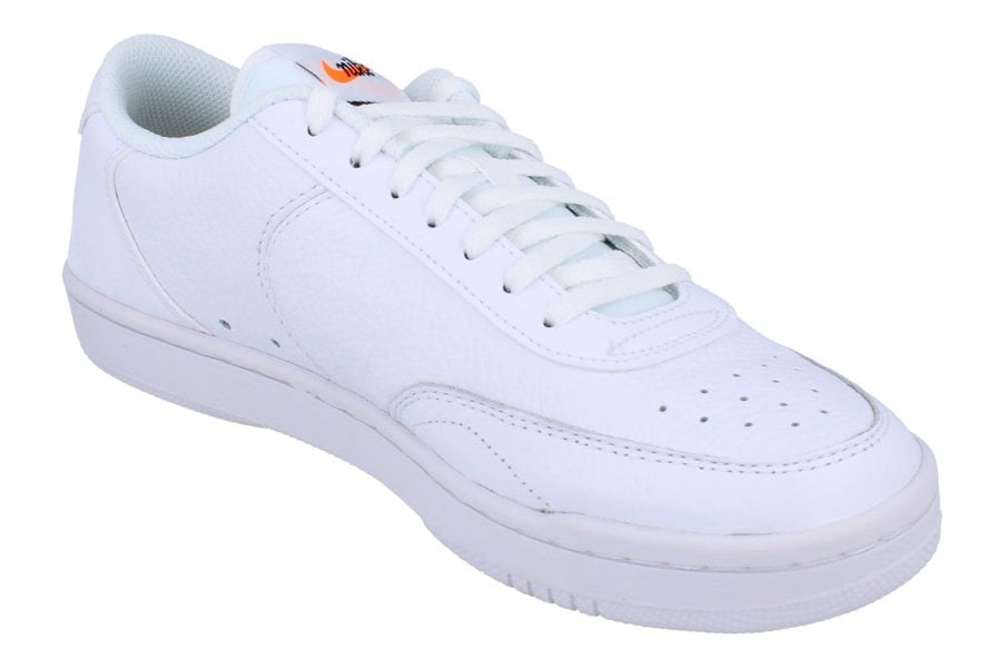 Nike Court Vintage Prem Mens Trainers Ct1726  100 - White Black Total Orange 100 - Photo 3