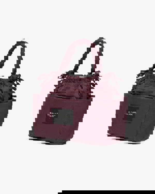 Tiba + Marl Mini Luna Drawstring Stroller Bag Burgundy