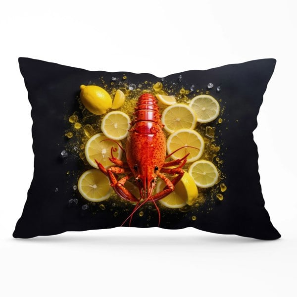 Warren Reed Lobster On Lemons Cushions