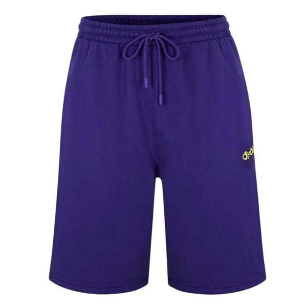 Off-White Unisex Adult Arrow Logo Sweat Shorts - Purple