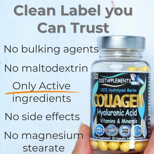 Dietapplements Marine Collagen & Hyaluronic Acid Complex