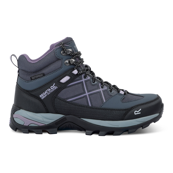 Regatta Womens Samaris III Walking Boots - Seal Grey/Purple Sage