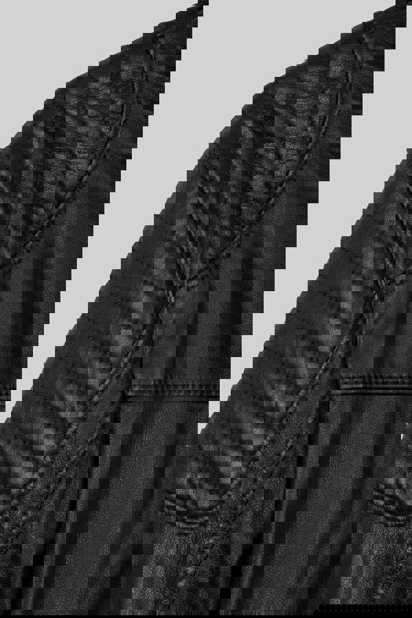 Classic Mens Black Premium Leather Jacket