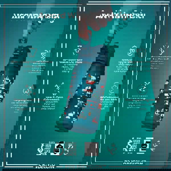 ION8 Leak Proof Kids Water Bottle, Recyclon, Rescue Vehicles, 350ml (12oz)