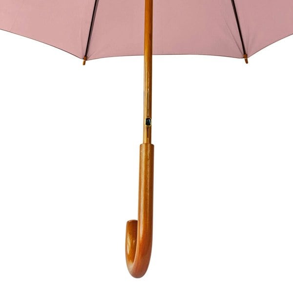 Jollybrolly Wood Stick Walking Umbrella - Blush Pink