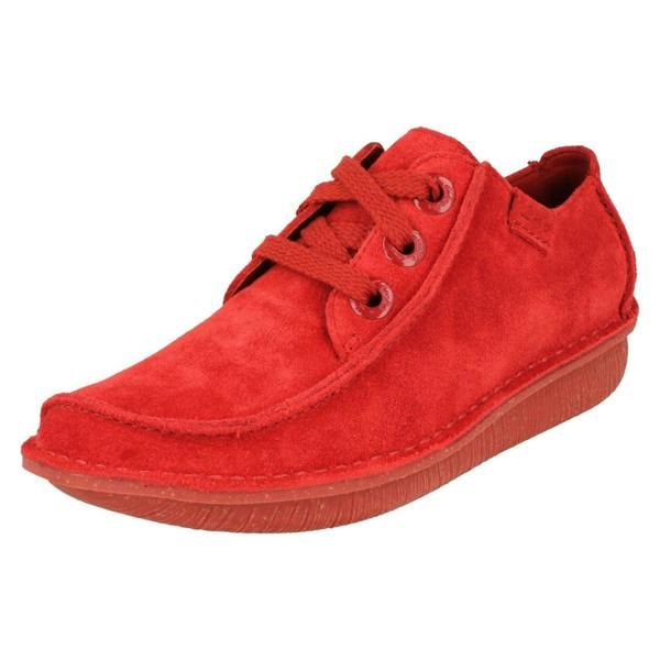 Clarks Ladies Clarks Comfortable Lace Up Flats Funny Dream