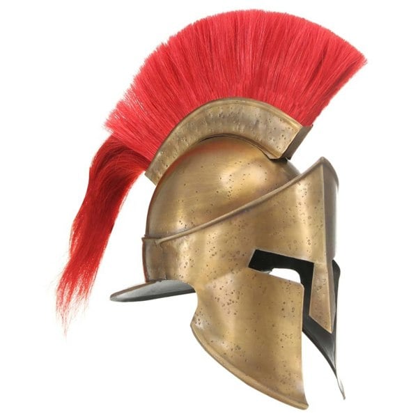 Berkfield Greek Warrior Helmet Antique Replica LARP Brass Steel