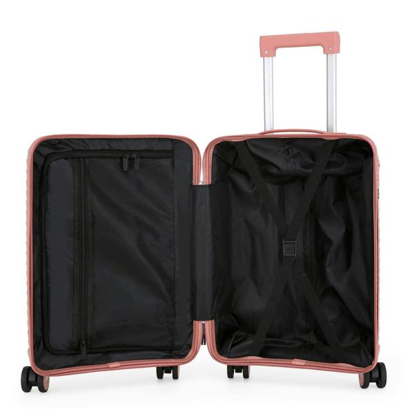Infinity Luggage Robust Hard Shell Cabin Suitcase 36 x 24 x 55 cm TSA Luggage Suitable for Easyjet, Ryanair, Wizzair