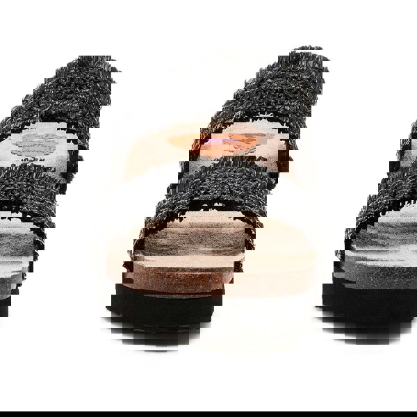 Rocket Dog Aruba Raffia Textile Women's Black Sandals