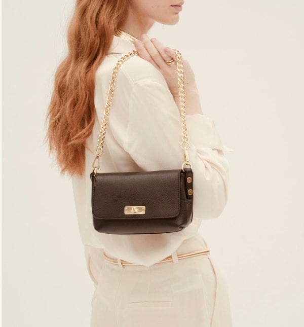 Apatchy London The Maisie Leather Bag - Black