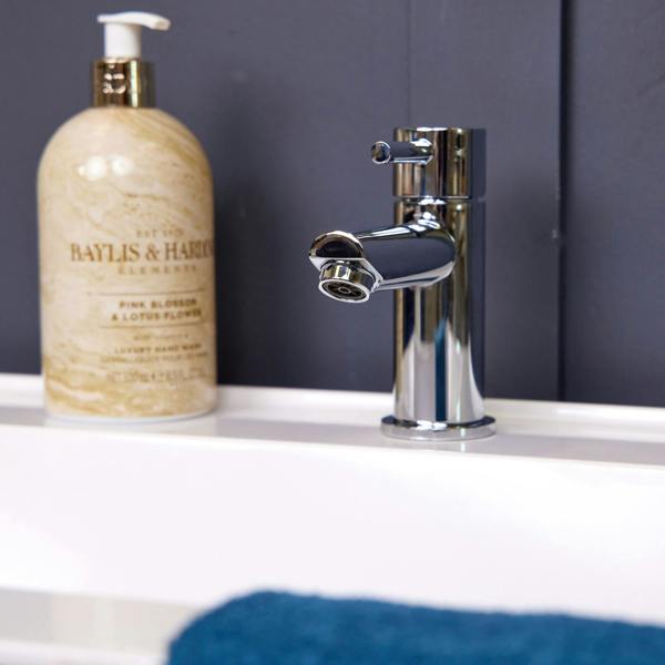 Flode Nuolja Mini Mono Basin Mixer Tap - Polished Chrome Finish