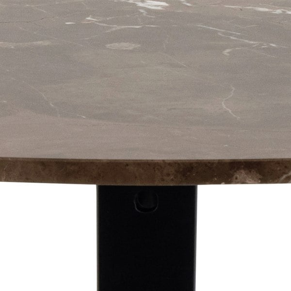 Furniture To Go Heaven Dining Table with Brown Polished Marble Top