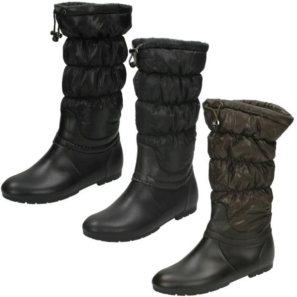 Spot On Ladies Spot On Slouch Leg Wellington Boots