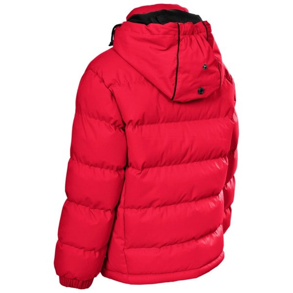 Trespass Boys Tuff Hooded Jacket - Red