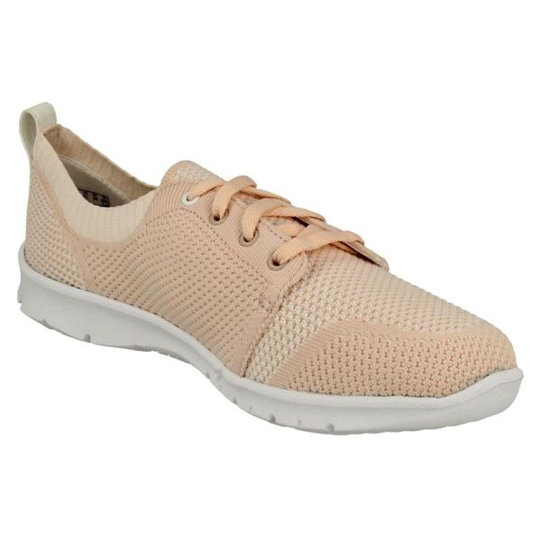 Clarks Ladies Clarks Casual Lace Up Trainers Step Allena Sun