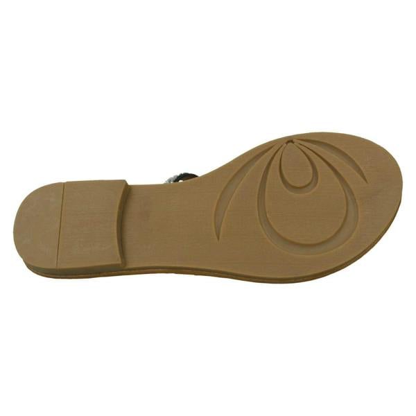 Spot On Ladies Spot On Flat Strappy Sandals F00262