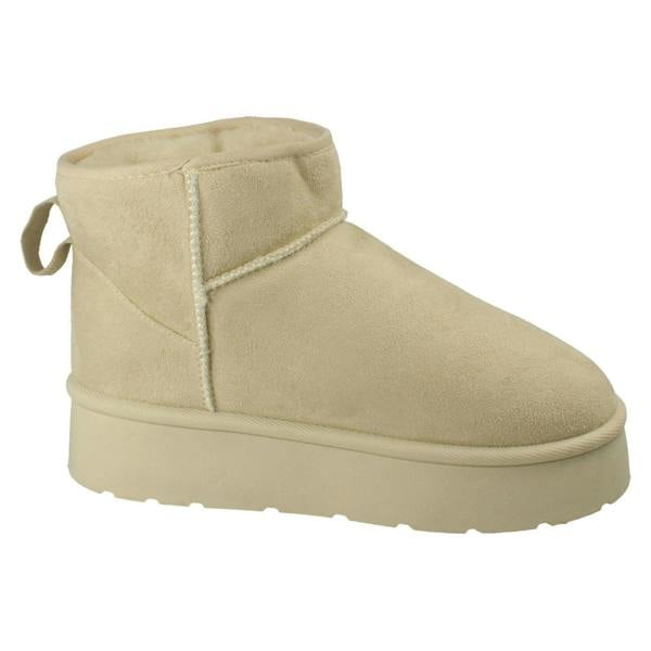 Spot On Ladies Spot On Wide Fit Ankle Boot Slippers F4472