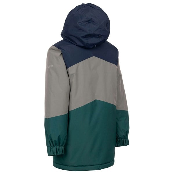 Trespass Childrens/Kids Westere Waterproof Jacket - Pine/Platinum