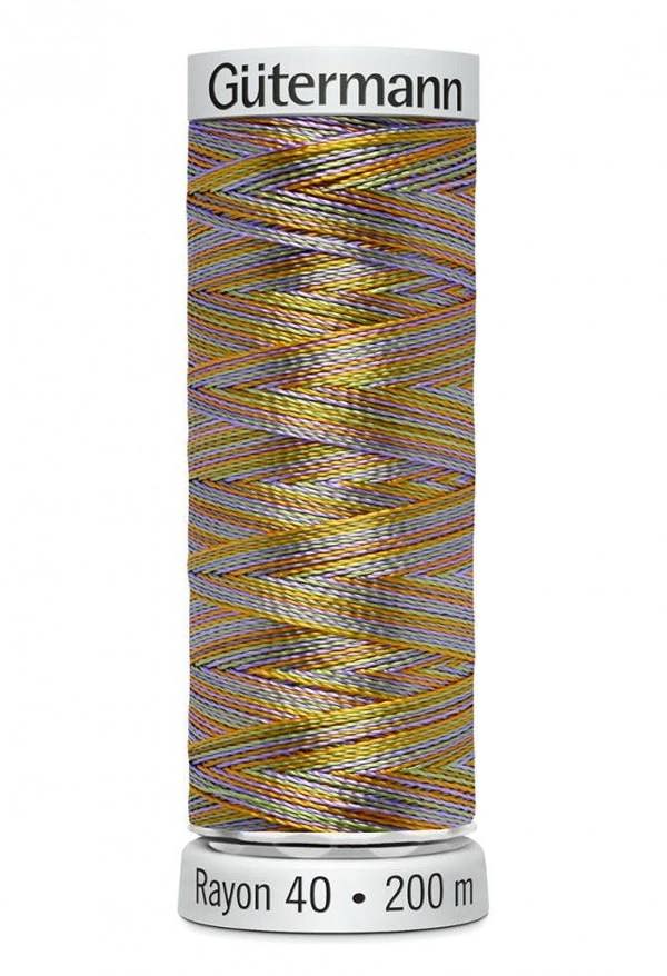 Gutermann No 40 Sulky Rayon Embroidery Thread 200m Rayon Thread Suitable For Embroidery