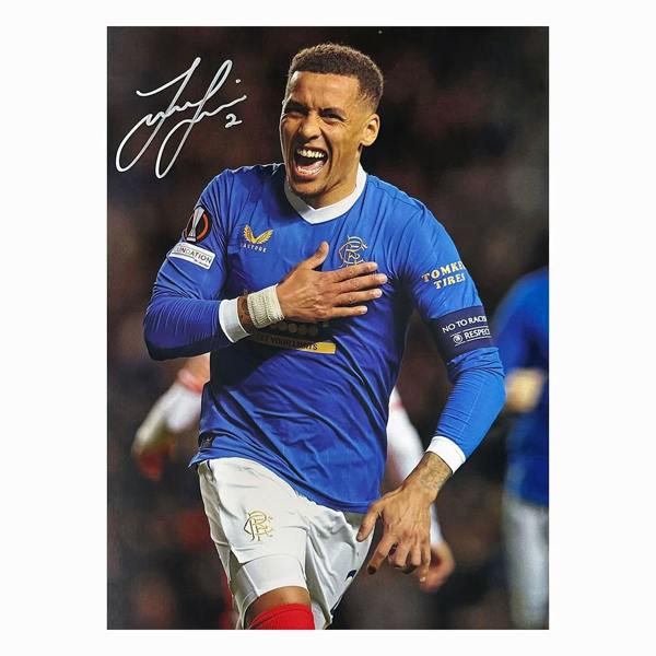 James Tavernier signed photo — Premium framing
