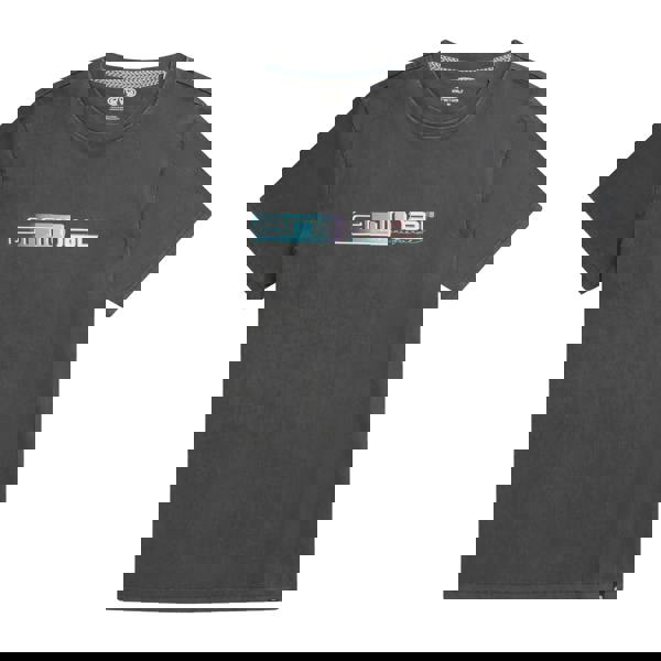 Animal Mens Chase Logo Organic T-Shirt - Charcoal Grey - 