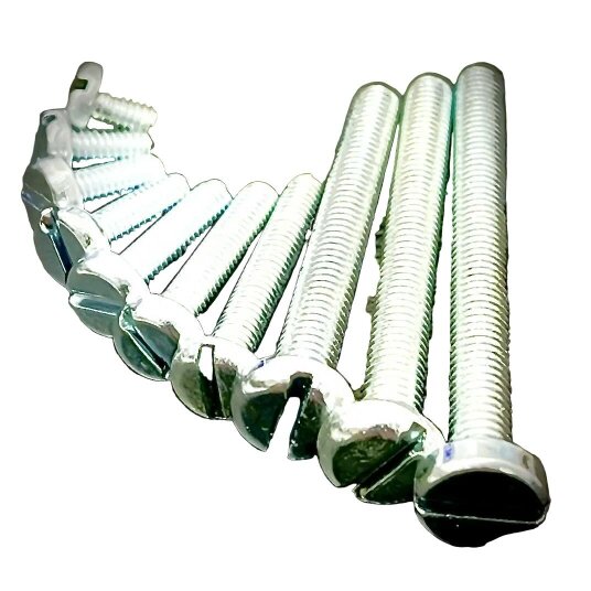 Fixaball M3 Machine Screws Slot Pan BZP Zinc DIN85