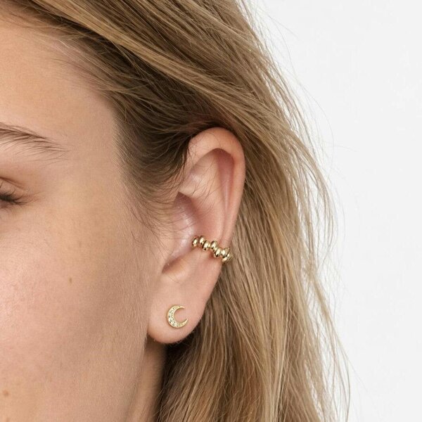 Gold Trip Pebble Ear Cuff