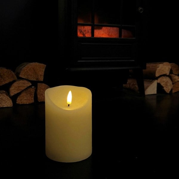 Samuel Alexander 12.5cm Battery Operated Flickering LED Candle Christmas Decoration with Timer