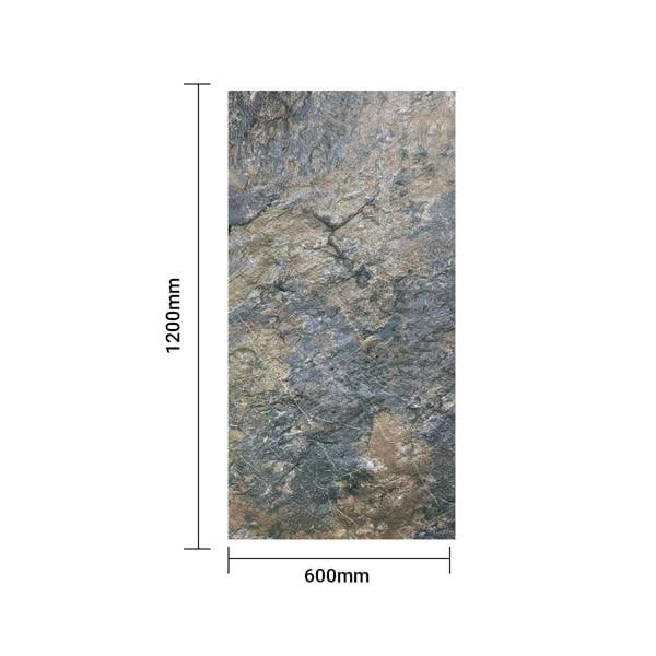 ENER-J RockFlex PU Wall Cover - Soft, Flexible, and Realistic Stone Texture Size:1200 x 600 x 3 mm (Pack of 2)