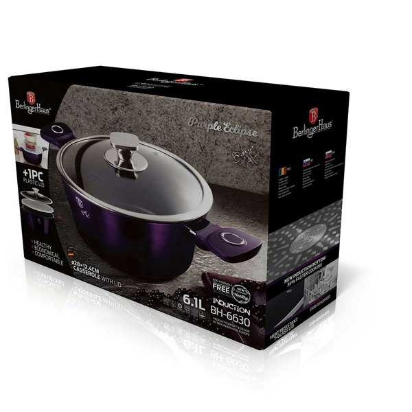 Casserole 20 cm Berlinger Haus BH-6628 Purple Eclipse Collection