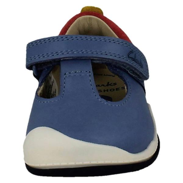 Clarks Childrens Clarks First Walking T-Bar Shoes Roller Bright T