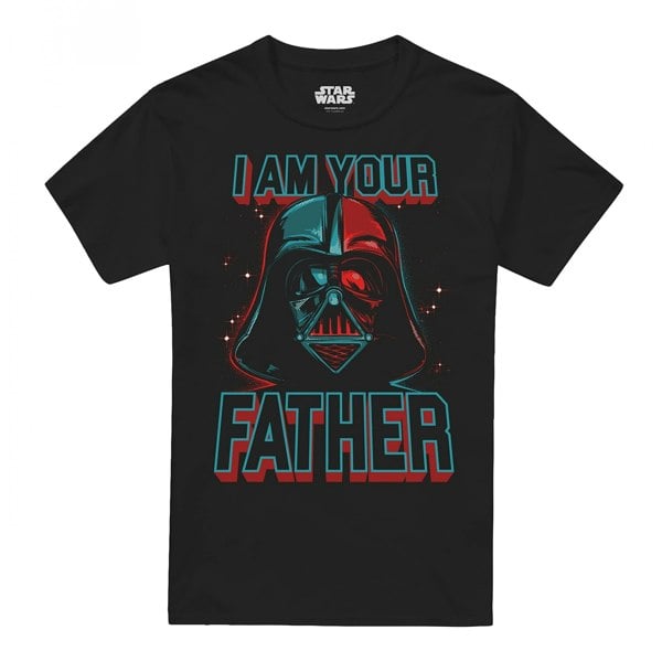 Star Wars Mens Father T-Shirt - Black