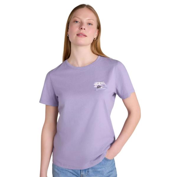 Mountain Warehouse Womens/Ladies Birds at Dusk T-Shirt - Purple - 