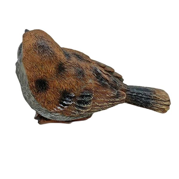 Farmwood Set of 3 Pot Topping Sparrow Bird Garden Ornaments