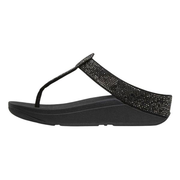Fit Flop Womens/Ladies Isabelle Leather Sandals - Black - 