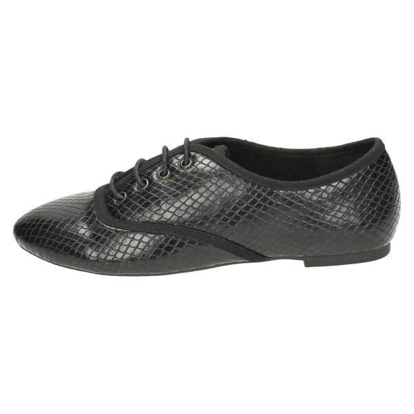 Spot On Ladies Spot On Smart Brogue Style Shoes